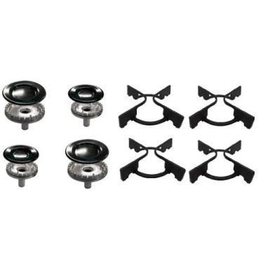 Imagem de Kit Grelha+queimador Para Fogão Atlas 4q Agile Glass - 4 Bc