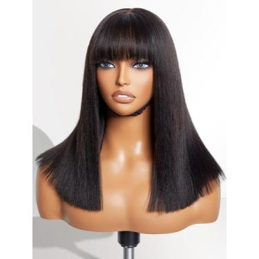 Imagem de Peruca LUVME HAIR Light Yaki Straight Bob 35 cm de cabelo humano
