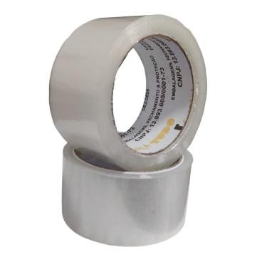 Imagem de Kit 20 Rolos Fita Adesiva Durex 48X100 Mts Larga Embalagens