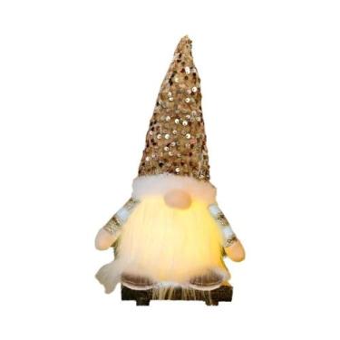 Imagem de Decoração de Natal: Elfo Gnome de 30cm com Luz LED - Ideal para Casa e