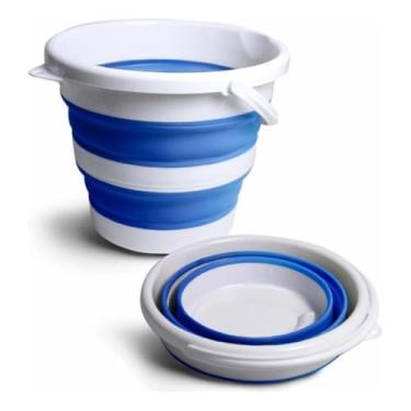 Imagem de Balde Retratil 3l Mágico dobrável Flexível(1,Azul)