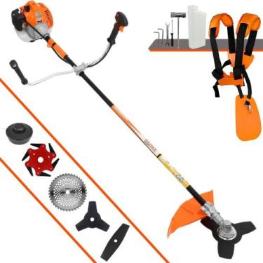 Imagem de Roçadeira Robusta À Gasolina Vulcan VR520H 52cc 2,5HP 10.000rpm Para T