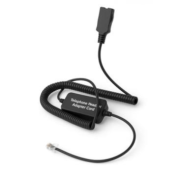 Imagem de Fone de ouvido inteligente 1200 GN (4 pés) para Jabra, Liberation, GN Netcom | QD - Desconexão rápida | Compatível com Mitel, Cisco, Yealink, NEC, Aastra, Nortel, Shortel, Allworx, Polycom, Avaya Vantage Series