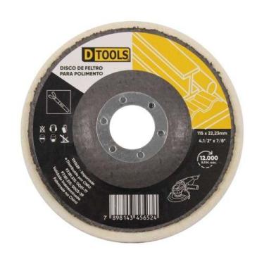 Imagem de Disco Feltro Plano 115x22mm Para Polimento - Dtools