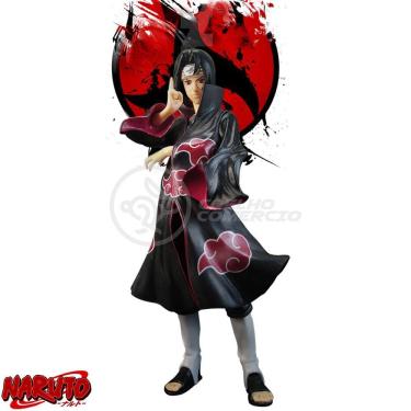 Imagem de Brinquedo Action Figure Itachi Uchiha Akatsuki 18Cm Colecionável Universo Shippuden Ninja Ultimate
