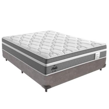 Imagem de Cama Box Casal E Colchão Molas Ensacadas Berlim Probel