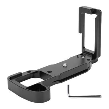 Imagem de Jectse Placa L de Liberação Rápida, Suporte L Vertical de Liga de Alumínio Com Furo de Parafuso de 1/4 de Polegada, para Câmera X H1 (BLACK)