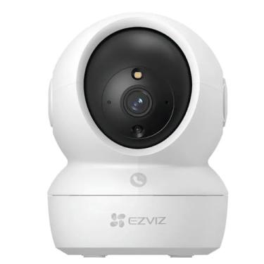 Imagem de Câmera de Segurança Wi-Fi H6c Pro 2K 3MP Dome White – Visão Nítida, Monitoramento Remoto e Detecção de Movimento