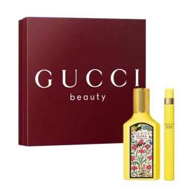 Imagem de Kit Gucci Flora Gorgeous Orchid Feminino Edp 50ml Ts 10ml