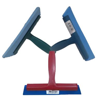 Imagem de Kit 3 Unidades Rodinho de Pia Cozinha e Banheiro 17cm Rodo Plástico Resistente