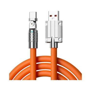 Imagem de Cabo USB Tipo C De Carregamento Rápido 120W 7A Com Rotação De 180 Grau