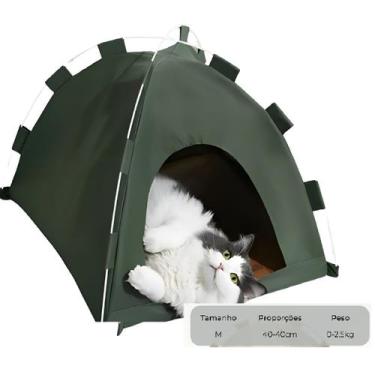 Imagem de Tenda Cama Gato Casinha Dobravel Arranhador Ninho Rasqueavel Pet Anima