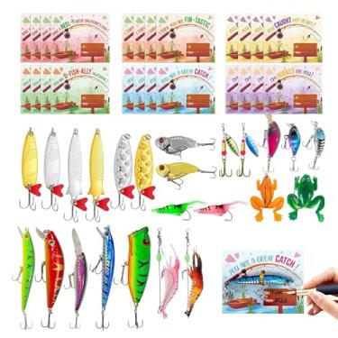 Imagem de Iscas Artificiais Para Pesca,Kit de Acessórios para Pesca,Iscas Para De Bass - Para Água Doce Salgada Crappie Salmão Bagre Camarão Esportes Ao Ar Livre
