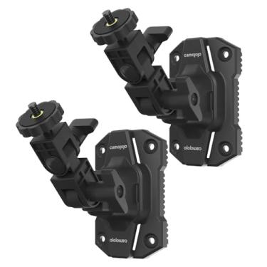 Imagem de Camojojo Suporte De Montagem Para Câmeras Trilha Com Rosca 1/4" -20, Ajustável Giratório 360° Acessórios Equipamento Caça Ao Ar Livre, Kit Monitor Câmera (Pacote 2)