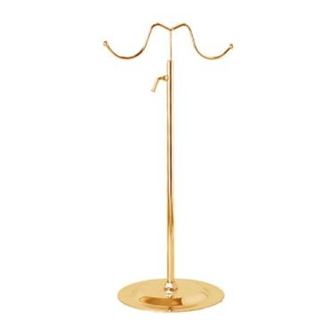 Imagem de LCSVCCXA Suporte de mesa para exibir bolsas, ideal para casa, boutique ou loja, Gancho Duplo 220mm