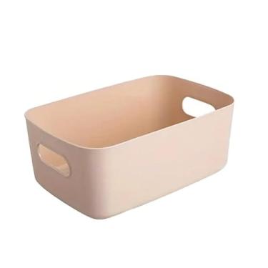 Imagem de 1 caixa de armazenamento de artigos diversos, caixas de armazenamento de roupas íntimas, organizadores de plástico de mesa multifuncionais para cosméticos, lanches, cozinha, banheiro, dormitório