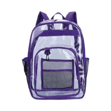 Imagem de Bolsa De Ombro Transparente Impermeável De Grande Capacidade Unissex M