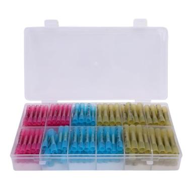 Imagem de aqxreight Terminal de Extremidade Termorretrátil de Nylon à Prova d'água Terminais de Crimpagem de Fio Emendas de Extremidade para Caminhão de Barco Automotivo Marinho 360 Unidades de (180 unidades)