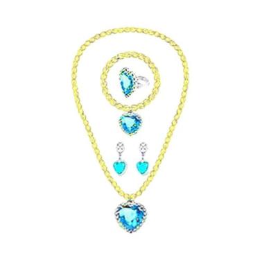 Imagem de Conjunto De Joias De Princesa Para Meninas Elsa Sofia Belle Colar Puls