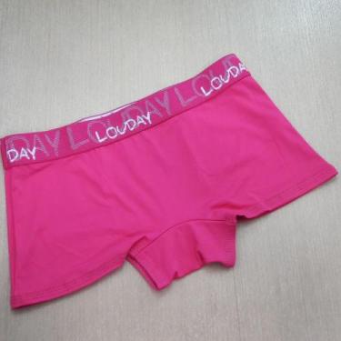 Imagem de Cueca Feminina Microfibra Lisa Cor:Rosa PinkTamanho:GG - Louday Sport,