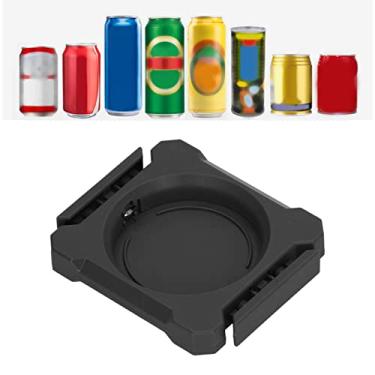 Imagem de Abridor de lata manual, abridor de lata de cerveja 2 em 1, design portátil de prensa e rotação, abridor de lata para bebidas de coquetel (preto meteorito)