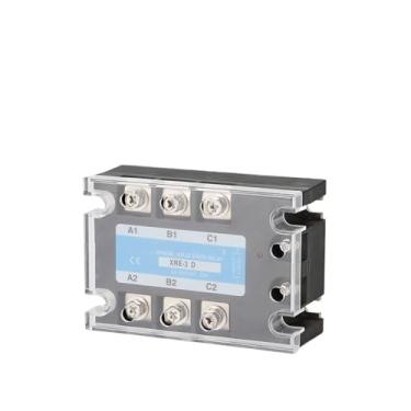Imagem de BEGWVDJTP Relé de estado sólido trifásico controle CC Relé CA XRE-3D4810, XRE-3D4825, XRE-3D4840, XRE-3D4860, XRE-3D4880, XRE-3D48100, XRE-3D48120, XRE-3D482000, (Tamanho: XRE-3D48200)