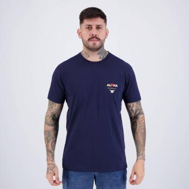 Imagem de Camiseta Hang Loose Oahu Azul Marinho-Masculino