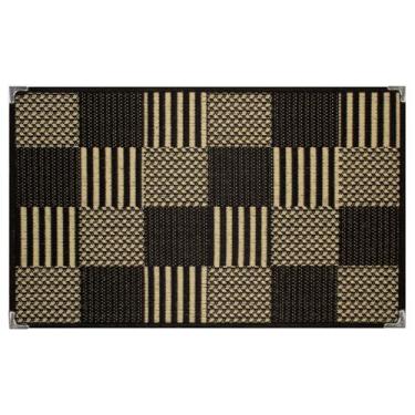 Imagem de Tapete 0,50x0,80 tapetinho capacho sisal lancer não escorrega moderno 