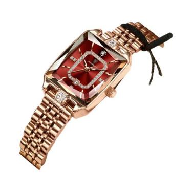 Imagem de Relógio De Quartzo Feminino À Prova D'água Em Aço Inoxidável POEDAGAR,