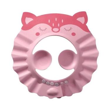 Imagem de Touca De Banho Para Bebê Com Proteção Para Olhos E Ouvidos, Leve E Div