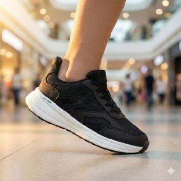 Imagem de Tênis Infantil Masculino Molekinho Casual Preto/Azul-Masculino