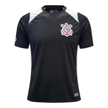 Imagem de Camisa Corinthians Infantil Juvenil Logo Bordado Licenciada-Unissex