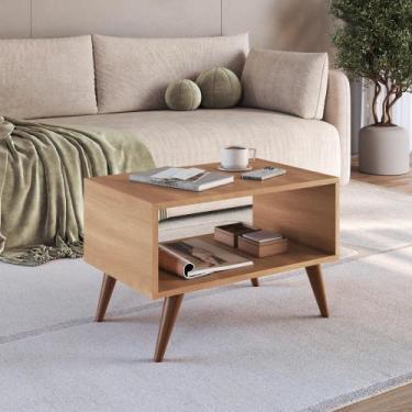Imagem de Mesa De Centro Indiana com Prateleira Cor Freijó J Carvalho