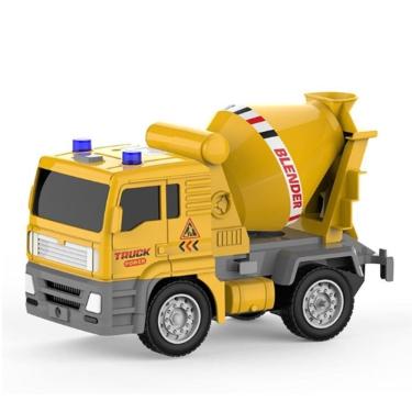 Imagem de Caminhão Construtor Betoneira com luz e som - SHINY TOYS