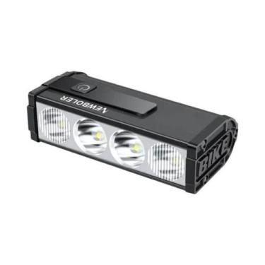 Imagem de Lanterna Frontal Recarregável Para Bicicleta 10000mAh 8 LED 10000LM, A