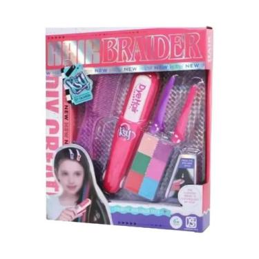 Imagem de Conjunto De Bastões De Cabelo Laváveis Para Meninas, Giz Temporário Pa