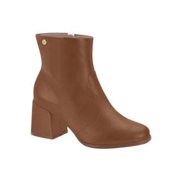 Imagem de Bota Moleca Cano Curto Com Salto Bloco Avela, Avela, 35