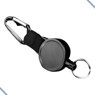 Imagem de Mosquetão Com Carretilha Retrátil Para Gps!! - Nxy