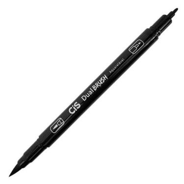 Imagem de Caneta Cis dual brush preto