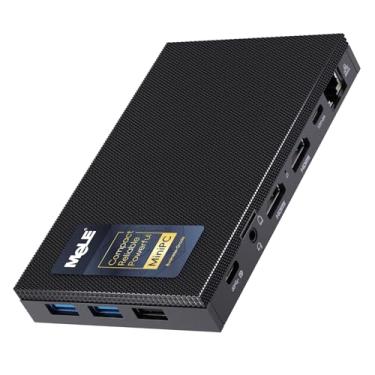 Imagem de Mini PC MeLE Quieter 4C, N100 de 12ª geração, sem ventilador, 16 GB de RAM, 512 GB de a...