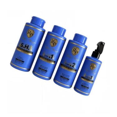 Imagem de Kit reconstrução Ccrp Robson Peluquero tratamento RP 4 passos 500ml