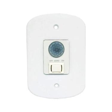 Imagem de Tomada Placa Sensor 4x2 standard com chave Redondo - PW
