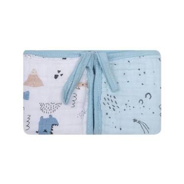 Imagem de Pano De Boca Papi Soft C/Prendedor Masculino Azul/Jurassic 1538/2306