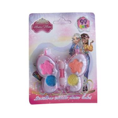 Imagem de Estojo Com 4 Cores Brinquedo Infantil Maquiagem P/ Boneca - MINHA MAKE