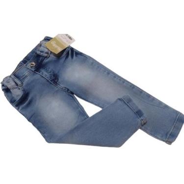 Imagem de Calça Jeans Luxo Elastano Infantil Menino Katita Kids 2701, Jeans, 1 A