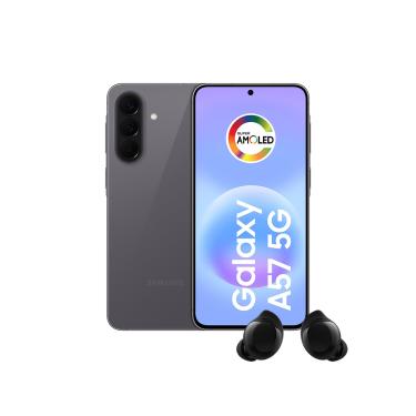 Imagem de Smartphone Samsung Galaxy A57 5G Tela 6.7" 128GB Cinza + Fone de Ouvido Buds Core Preto