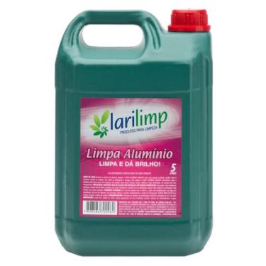 Imagem de Limpa Alumínio Líquido Larilimp 5L Brilho Metais Portas Janelas Galão 