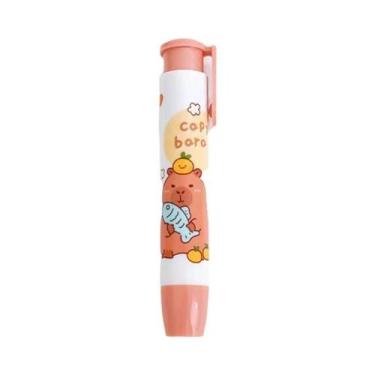 Imagem de Apagador De Cartoon Capybara Kawaii Sem Bagunça Material De Escritório