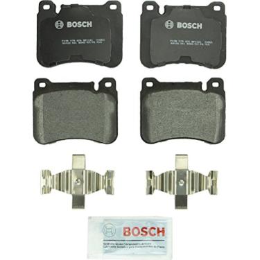 Imagem de BOSCH BP1121 QuietCast Premium Conjunto de pastilhas de freio a disco semimetálico - Compatível com Mercedes-Benz C230, C240, C280, C320, CLK350, SLK350; FRENTE