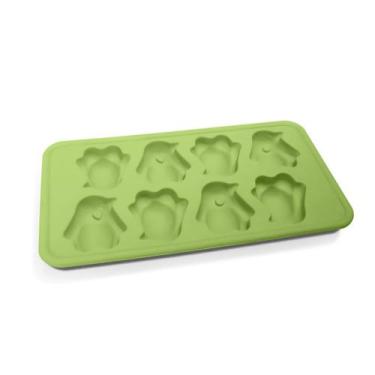 Imagem de Forma De Gelo Em Silicone Cubos Divertidos Pinguim - Verde - Lhs